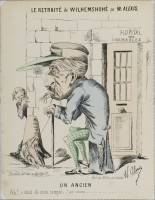 2. • La Retraité de Wilhelmshöhe. Duclaux éditeur; dépôt chez Madre; litographie Barousse
