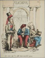19. • 2. Je crois que le petit vieux nous fait poser .... mars 1871. Chez Deforet et César; imprimerie Talons.