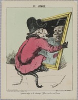 90. • Le Singe. Chez Duclaux; dépôt chez Madre; litographie Lemaine.