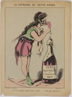 117. • Le Carnaval de cette année. Madre, éditeur; litographie Barousse.