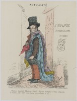 131. • Actualité. Manteau impérial, manteau royal, bonnet phrigien (sic), etc. Duclaux, éditeur; dépôt chez Madre; imprimerie Barousse.