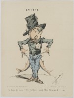136. • En 1848. - Pas le sou! Si j'allais voir Mis Howard!... Saillant, éditeur; imprimerie Colboeuf.