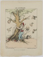 144. • Les Chenilles. Chez Duclaux; dépôt chez Madre; litographie Lemaine.