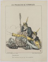 145. • Les Prussiens de Versailles. Chez Duclaux; dépôt chez Madre; litographie Lemaine.