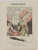 147. • La Fin d'un traître. Chez Duclaux; dépôt chez Madre; litographie Lemaine.