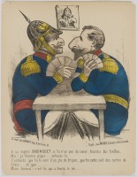 173. • 10. Ah! cà! voyons Badinguet, etc. Signée AB (Baudet).