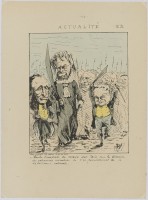 193. • 71. Marche triumphale des ruraux sur Paris, par G. Bar.