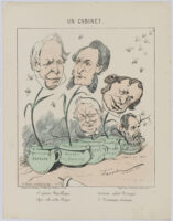 106. • Un Cabinet. Chez Duclaux; dépôt chez Madre; litographie Lemaine.